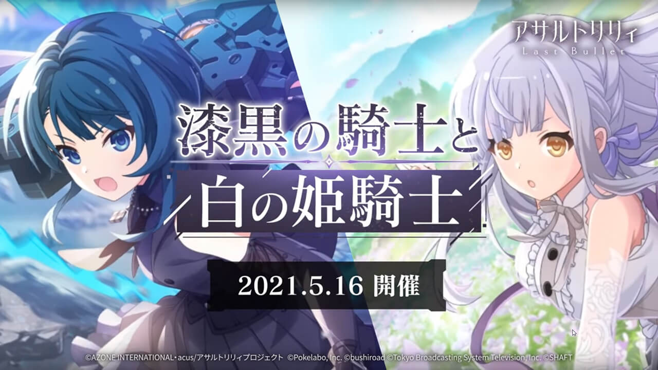 漆黒の騎士と白の姫騎士