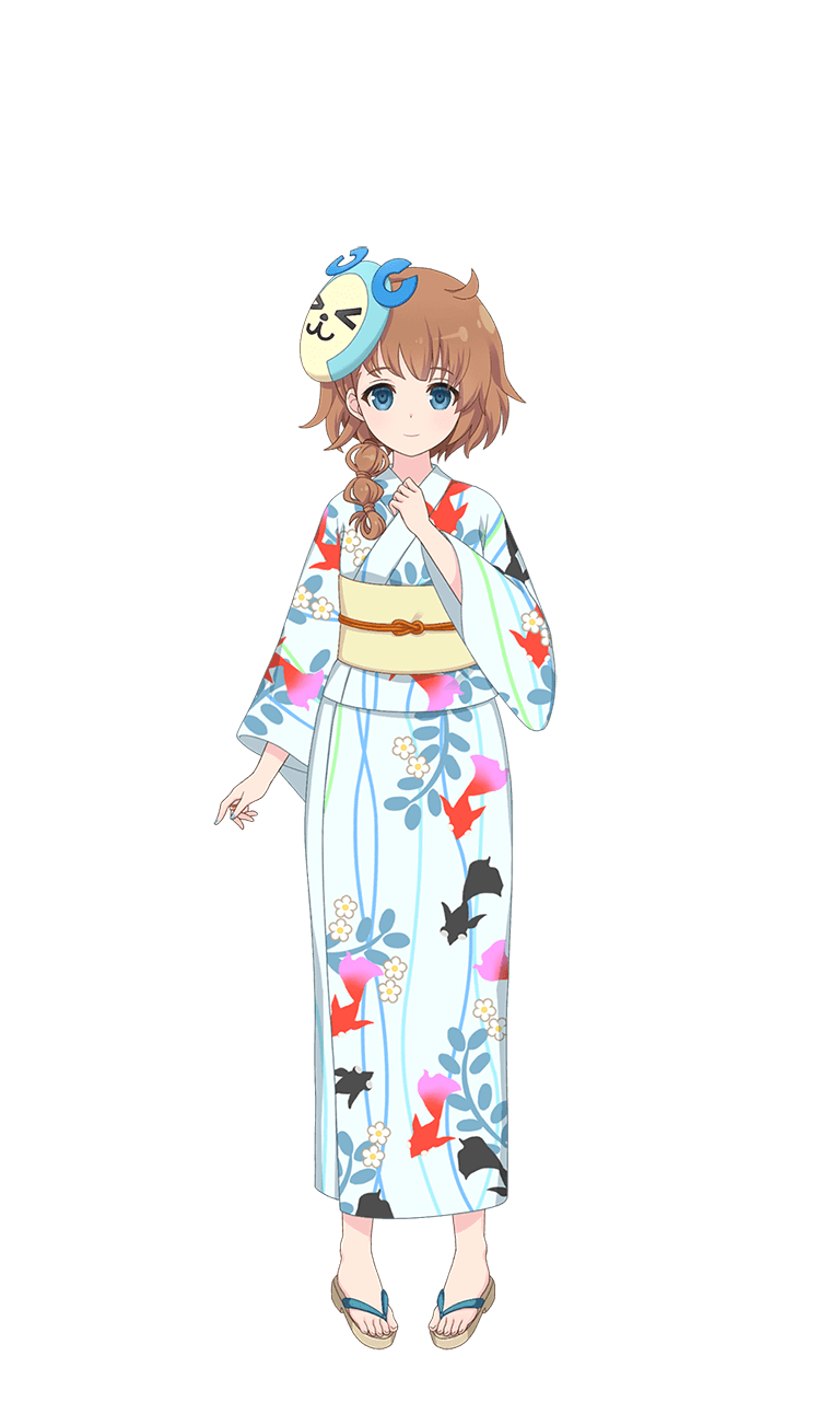 通常範囲攻撃衣装 二川二水/涼風の浴衣