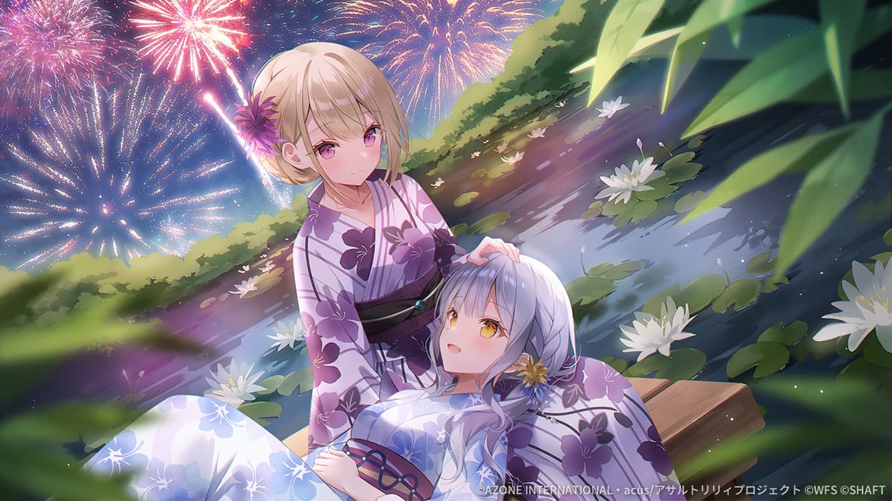 瞳の中に映る花火【支援メモリア】