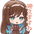 石塚藤乃スタンプ 映えますね